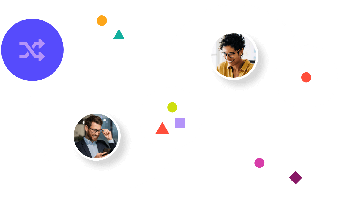 Digital Transformation Graphic Lines and Circles