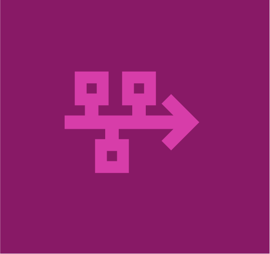 Magenta Square with Icon