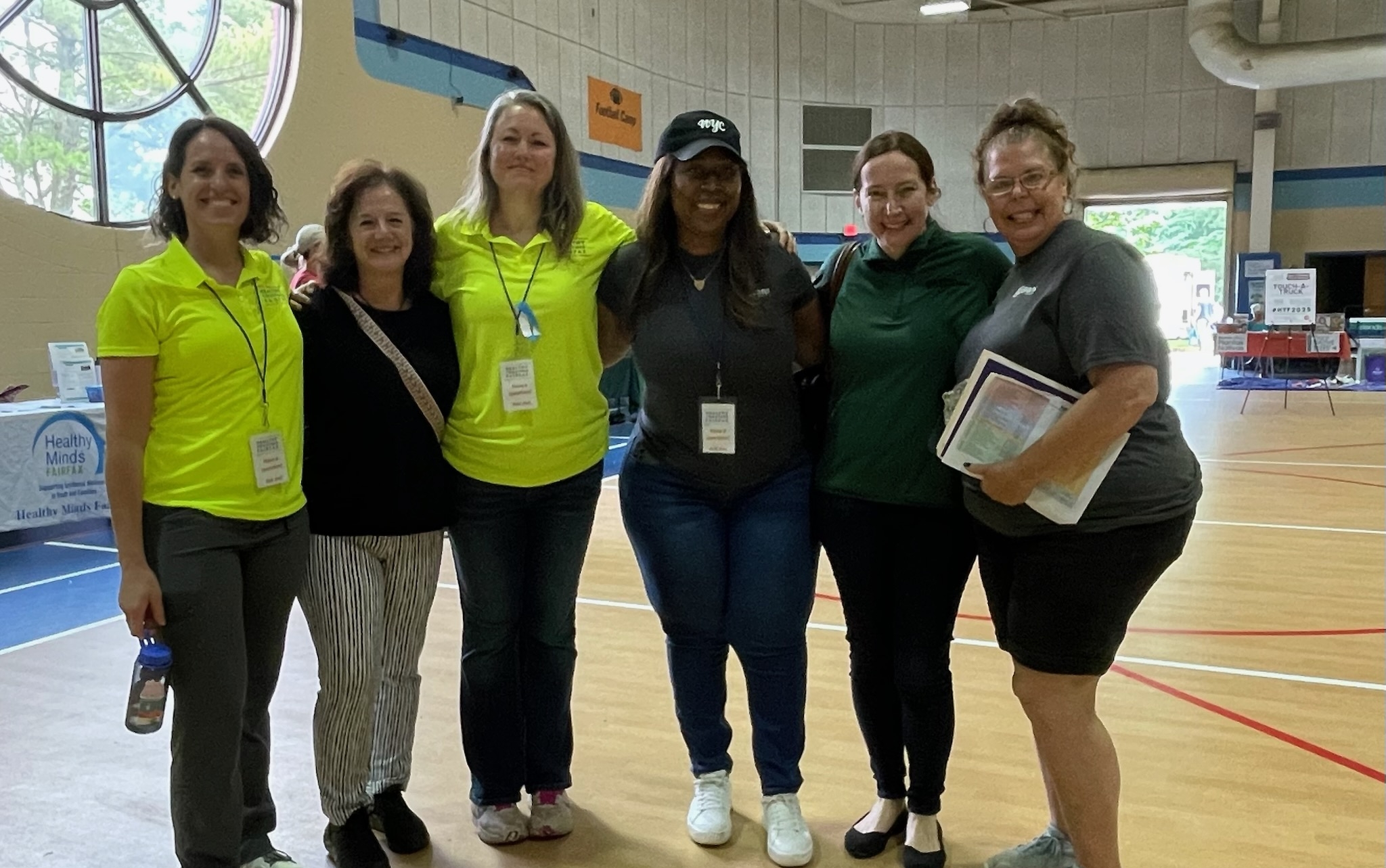 Employees volunteering