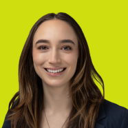Woman's Headshot Green Background